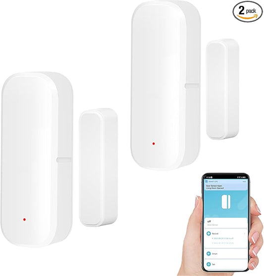 WiFi Door Sensor Window Detector: Smart Magnetic Door Open Detector by GaoducashforSmartLife
