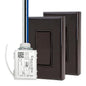 RunLessWire 3-Way Battery-Free DIY Wireless Light Switch Kit 150ft RF Range by RunLessWire