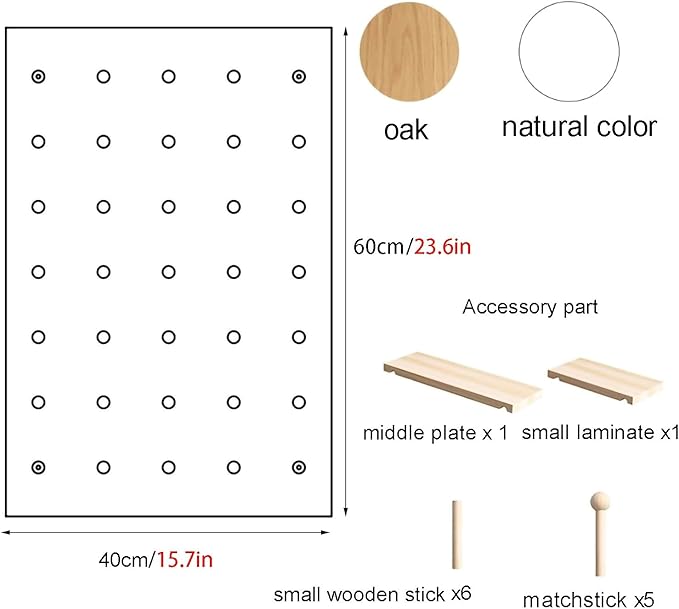 Wooden Wall Organizer Kit - Image 3