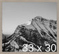 Frame It Easy 33 x 30 Rustic Gray Wood Frame by FrameItEasy