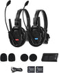 SYNCO XTALK XPro2 Wireless Intercom Headset System, 2.4 GHz 1640FT/500M Full by SYNCO
