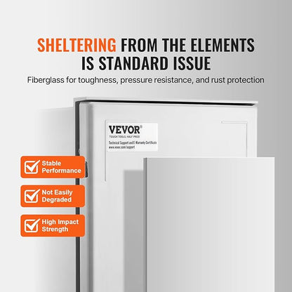 VEVOR Electrical Enclosure Box, Fiberglass Junction Box, IP66 Waterproof & - Image 3
