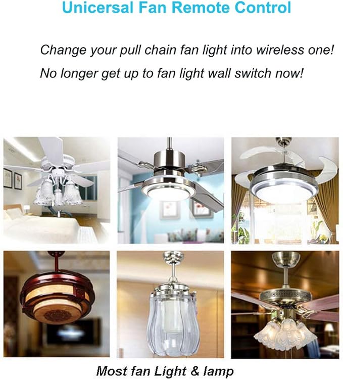 LPHUMEX Ceiling Fan Remote Control Kit, Small Size Speed, Light & Timing 3 in 1 - Image 7
