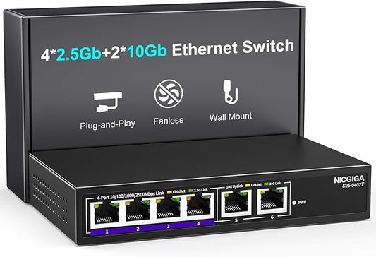 10Gbe Ethernet Switch Unmanaged by NICGIGA