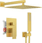 Iriber Brushed Gold Rain Shower System by Iriber