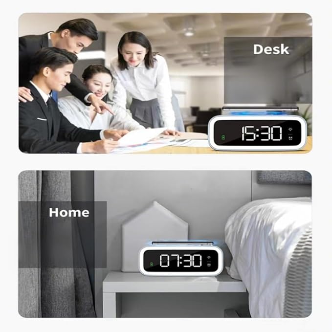 AYI 4in1 Smart Wireless Charging Alarm Clock - Image 6
