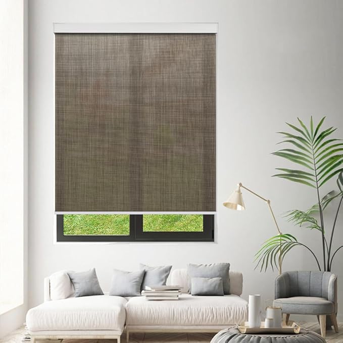 Tipiace Motorized Blinds with Remote Window Roller Shade Wireless Rechargeable - Image 4