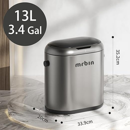 MRBIN Automatic Adsorption Metal Trash Can - Image 7