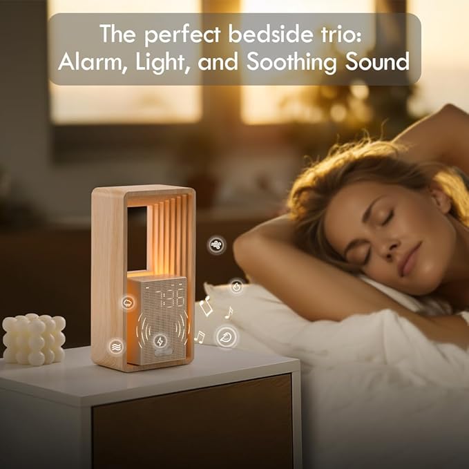 WILIT Digital Alarm Clock, Sunrise Alarm Clock - Image 9