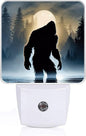 GANTINIR Funny Bigfoot Sasquatch Night Light, Plug-into Forest Moon Nightlight by Unknown