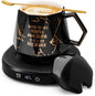 Coffee Mug Warmer & Awesome Mug Set, Smart Heated Electric Coffee Cup Warmer by SmartTool%E2%80%A2BetterLife