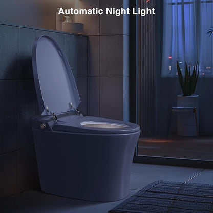 Smart Toilet with Heated Seat & Auto Flush, 1.1/1.6 GPF One Piece Tankless - Image 6