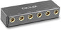 Cubilux 5-Way Quarter Inch Signal Splitter, Passive 1/4” Audio Splitter by Cubilux