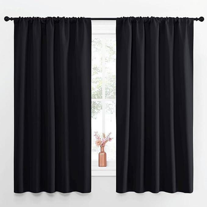 NICETOWN Black Out Window Curtains by NICETOWN