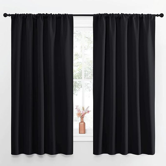 NICETOWN Black Out Window Curtains by NICETOWN