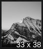 Frame It Easy 33 x 38 Black Grain Wood Frame by FrameItEasy