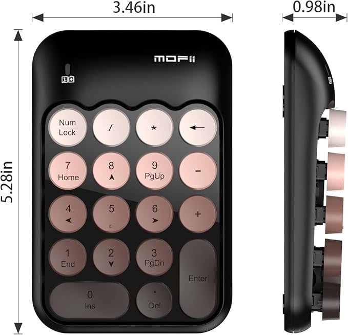 MOFII Cute Colorful Wireless Number Pad - Image 6