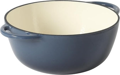Gibson Home Addlestone 2.65 Qt Enameled Cast Iron Dutch Oven Pot - Image 4