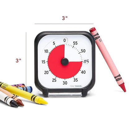 Time Timer 3 inch Visual Timer — 60 Minute Kids Desk Countdown Clock - Image 4