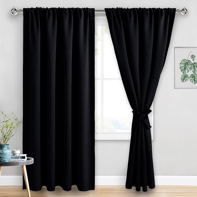 JIUZHEN Blackout Curtains for Bedroom by JIUZHEN