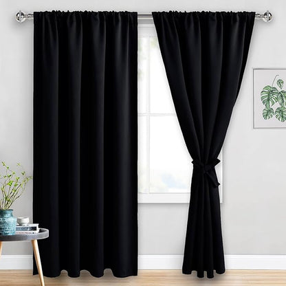JIUZHEN Blackout Curtains for Bedroom by JIUZHEN