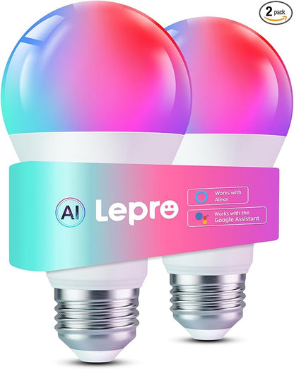 Lepro B2 AI Smart Light Bulbs by Lepro