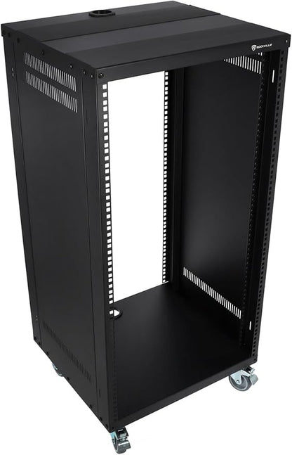 Rockville RR20U 20U Live Sound/Recording Studio Rack Case by Rockville