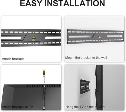 WALI Heavy Duty TV Wall Mount for 43-120 Inch Flat Curved TVs up to 165 lbs - Image 7