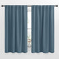 NICETOWN Blackout Curtains Window Drapes - (Smoky Blue Color) 52 inches W by 63 inches L, Set of 2, Blackout Curtain Panels for Boy's Nursery