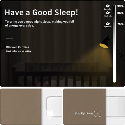 Easy-Going Blackout Curtains for Bedroom, Solid Thermal Insulated Grommet and - Image 2
