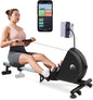 Rowing Machine for Home, Foldable Magnetic Rower by Snailcle