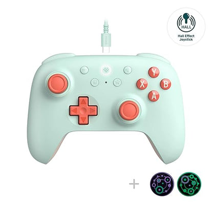 8Bitdo Ultimate 2C Hall Effect Joysticks and Hall Triggers Wired Controller by 8BitDo