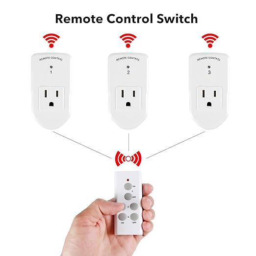 BN-LINK Wireless Remote Control Outlet Electrical Switch - Image 5