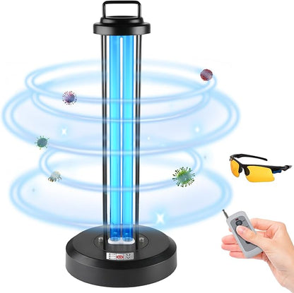 38W UV Sanitizer Light, Portable Ultraviolet Light by Coospider-repta