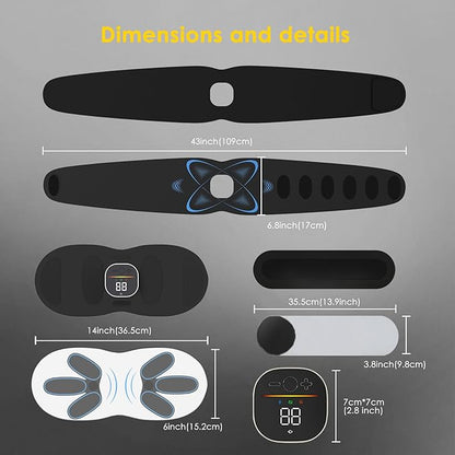 FDA Cleard - EMS/TENS abs Stimulator Abdominal, Electronic Muscle Stimulator - Image 8