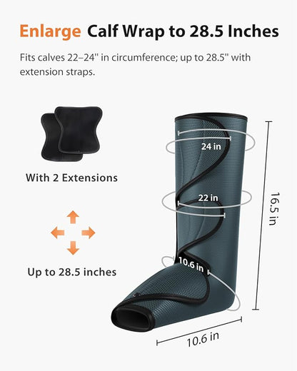 CINCOM Leg Massager with Heat and Compression, Legs Massage - Image 4
