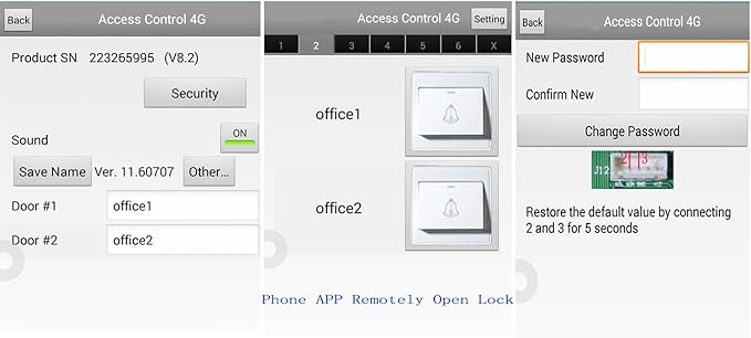 MENGQI-CONTROL TCP/IP 4 Door Entry Access Control Panel Kit Electric Strike - Image 5