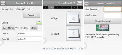 MENGQI-CONTROL TCP/IP 4 Door Entry Access Control Panel Kit Electric Strike - Image 5