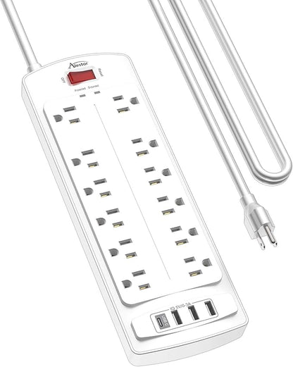 Power Strip, ALESTOR Surge Protector by Alestor