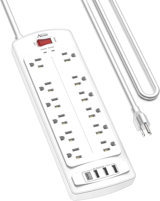 Power Strip, ALESTOR Surge Protector by Alestor