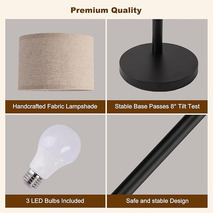 Fansdrick Floor Lamps for Living Room, 2400LM Super Bright Arc Floor Lamp - Image 9