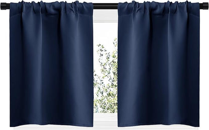 NICETOWN RV Blackout Curtains for Camper Windows, Kitchen Curtains, Short - Image 2