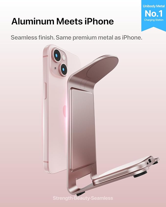 Intoval Aluminum 3 in 1 Wireless Charging Station - Image 2
