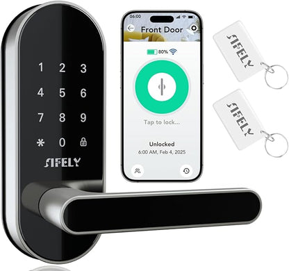 Built-in WiFi Smart Door Lock by SifelySmartLocks