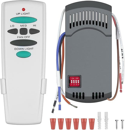 Universal Ceiling Fan Remote Control Kit by FEKOTS