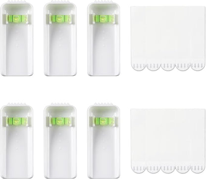 Large Canvas Hangers, 6 Picture Hangers, 10 Large Removable Adhesive Strips by JELLYSUB