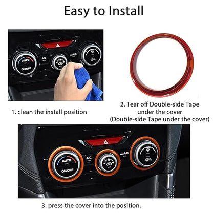 Auovo AC Climate Control Knob Outer Ring Covers - Image 7