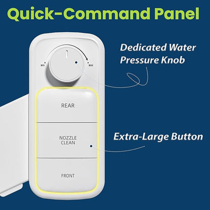 Ultra-Slim Bidet Attachment, Self-Cleaning Dual Nozzle, Accessibility-Enhanced - Image 2