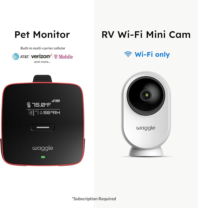 Waggle RV/Dog Temperature Monitor & Pet Camera Bundle - Image 2