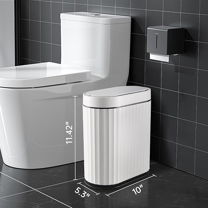 ELPHECO Bathroom Trash Can - Image 2